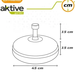 Aktive Base de sombrilla de playa Circular 1933 mm