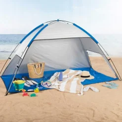 Aktive Carpa de playa y cortavientos UV50 62321 220x120x115 cm