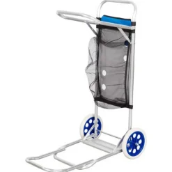 Aktive 62683 carrito plegable de playa con ruedas grandes 47x75x104 cm