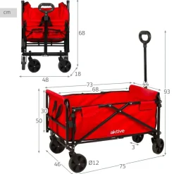 Aktive Carro de playa plegable