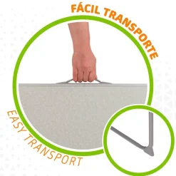 Aktive Mesa plegable 80x60x70 cm