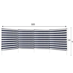 Aktive Parabrisas valla playa 320x250x124 cm