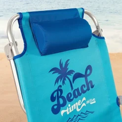 Aktive Silla de playa Low Toe 5 Positions With Cushion And Removable Bag