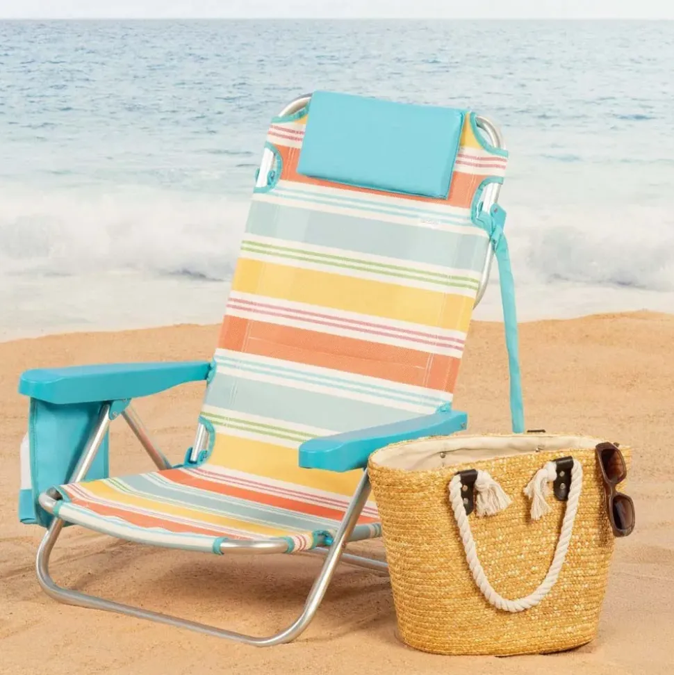 Aktive Silla de playa 62420 5 positioncs 55x48x75 cm