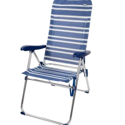 Aktive Silla plegable con respaldo alto 5 posiciones 61x69x108 cm