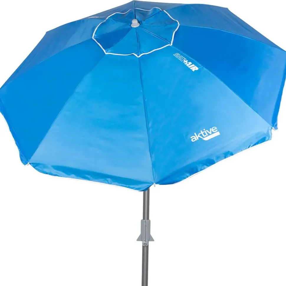 Aktive Sombrilla de playa 210 cm Antivition Beach With Inclinable Mast