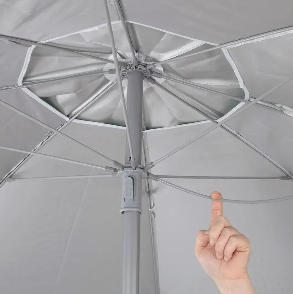 Aktive Sombrilla de playa 190 cm Antivition Beach With Inclinable Mast