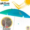 Aktive Sombrilla de Playa con Ventilación Superior Protección UV50 200 cm
