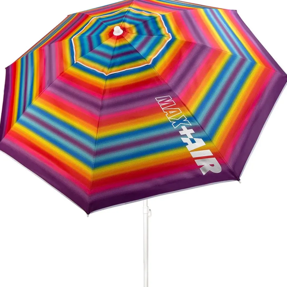 Aktive Sombrilla de Playa con Ventilación y Protección UV50 200 cm
