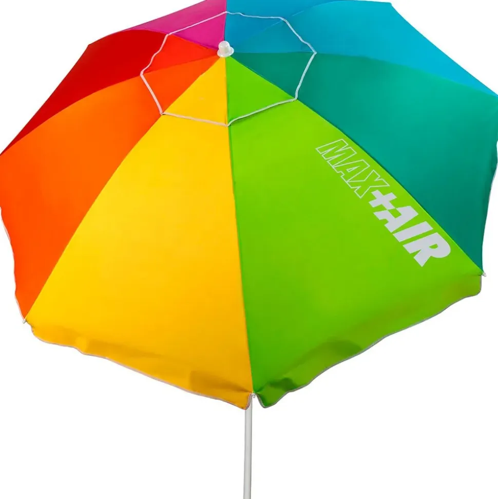 Aktive Sombrilla de playa resistente al viento con protección UV50 220 cm