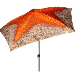 Aktive Sombrilla de playa Starfish Ø180cm UV40 inclinable mast