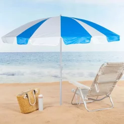 Aktive Sombrilla de playa Twister Ø200cm UV50 inclinable mast