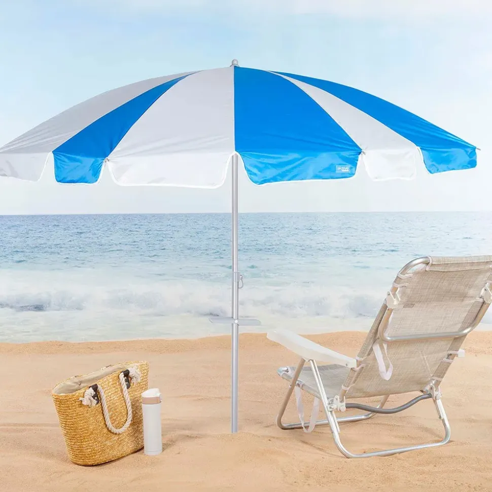 Aktive Sombrilla de playa Twister Ø220cm UV50 inclinable mast
