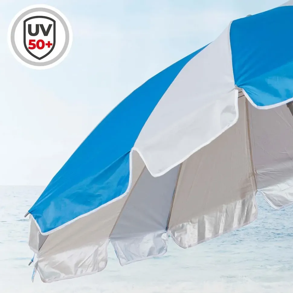 Aktive Sombrilla de playa Twister Ø220cm UV50 inclinable mast