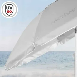 Aktive Sombrilla de playa 62489 UV50 220 cm