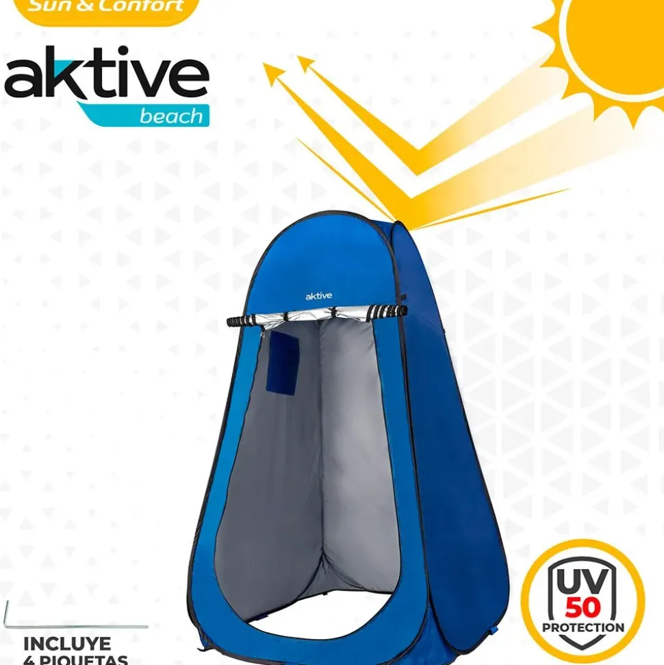 Aktive Tienda-Cambiador-Ducha Sin Suelo