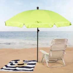 Aktive 62334 UV30 Ø gran sombrilla de playa inclinable 200 cm