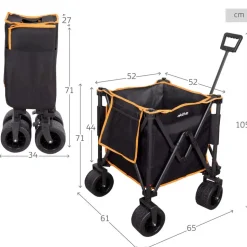 Aktive Vagón plegable y plegable de 360º