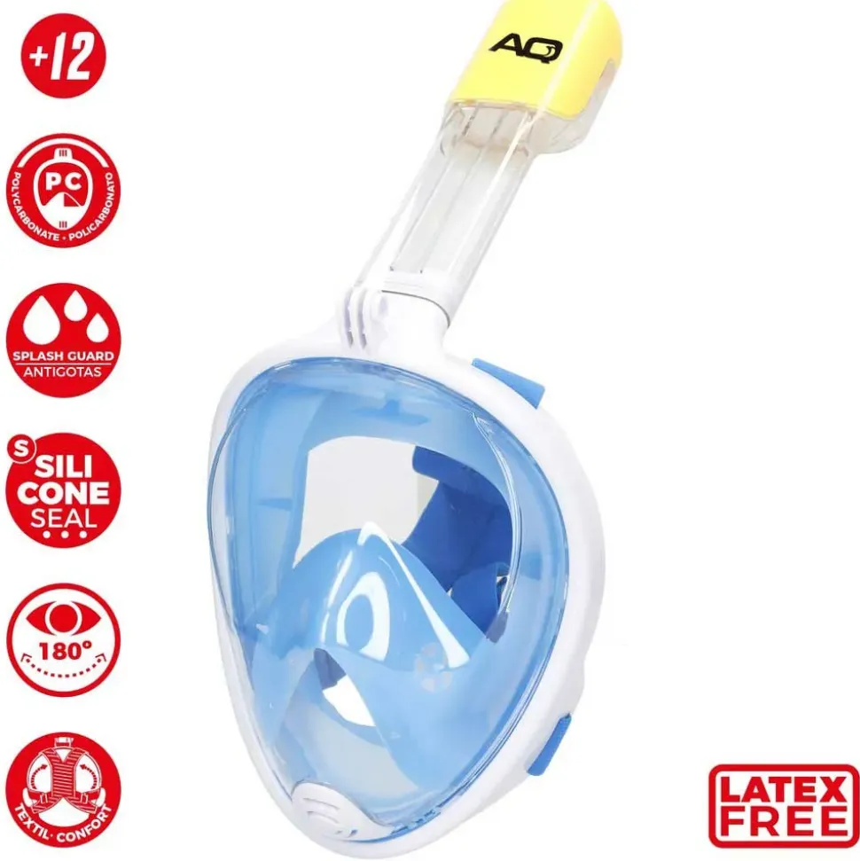 Aqua Sport Máscara de snorkel Cam Support