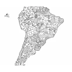 Awesome Maps Mapa Coloring