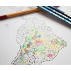 Awesome Maps Mapa Coloring