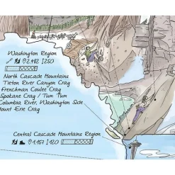 Awesome Maps Mapa de escalada: Los mejores lugares del mundo