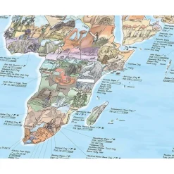 Awesome Maps Mapa de escalada: Los mejores lugares del mundo