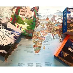 Awesome Maps Mapa de Senderismo Mejores Rutas del Mundo