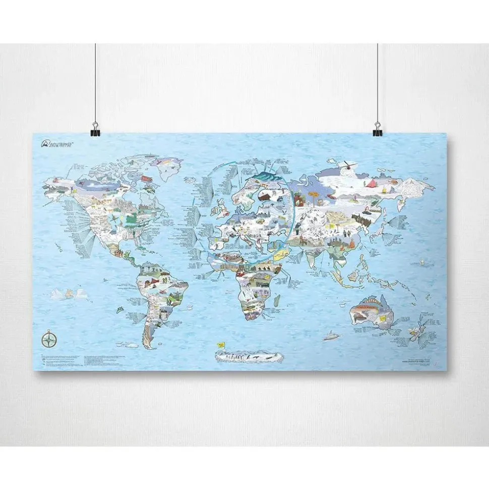 Awesome Maps Mapa de Snowtrip Mejores Montañas para Esquiar y Snowboard