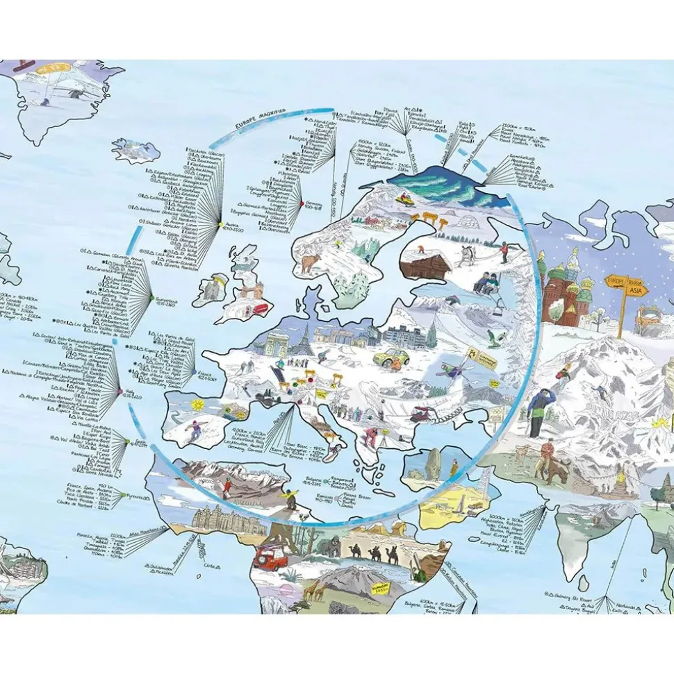 Awesome Maps Mapa de Snowtrip Mejores Montañas para Esquiar y Snowboard