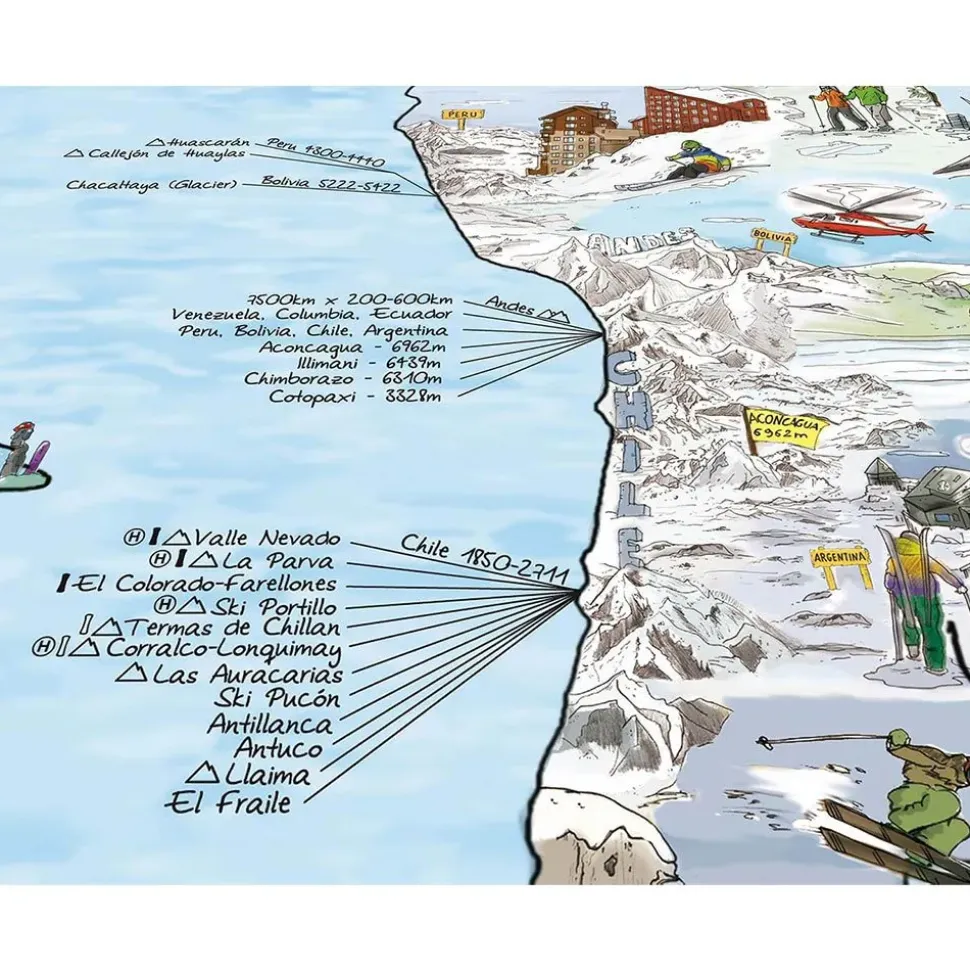 Awesome Maps Mapa de Snowtrip Mejores Montañas para Esquiar y Snowboard