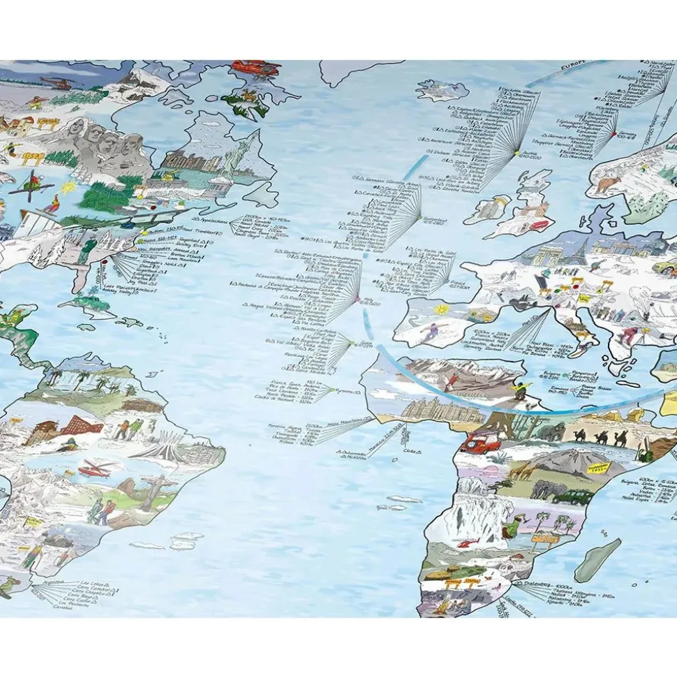 Awesome Maps Mapa de Snowtrip Mejores Montañas para Esquiar y Snowboard
