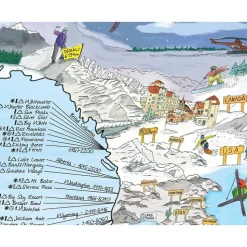 Awesome Maps Mapa de Snowtrip Mejores Montañas para Esquiar y Snowboard