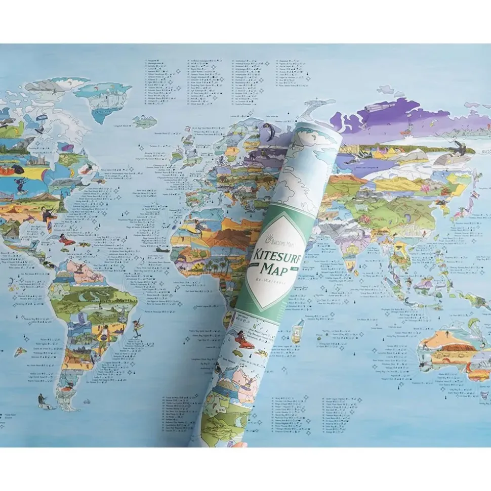 Awesome Maps Mapa Kitesurf Best ing Spots In The World