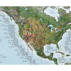 Awesome Maps Mapa Surftrip Green Edition Best Surf Beaches Of The World Green Edition