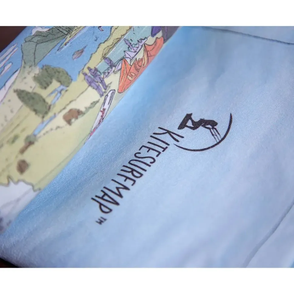 Awesome Maps Toalla Mapa de kitesurf: los mejores lugares del mundo