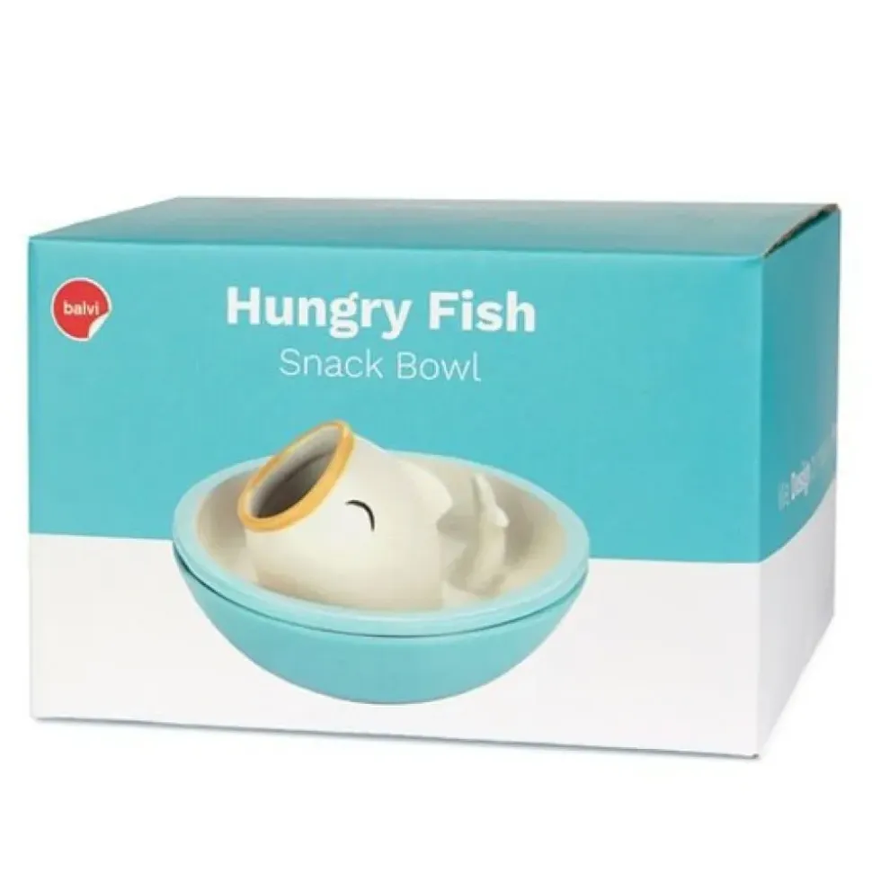 Balvi Tazón de Bocadillos de Pescado Hambriento