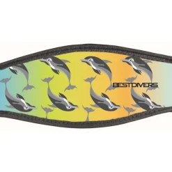 Best Divers Funda para la correa de la máscara de buceo 6 Dolphin Tape