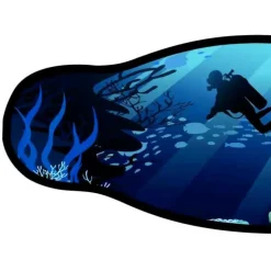 Best Divers Funda para la correa de la máscara de buceo Double Velcro Tape