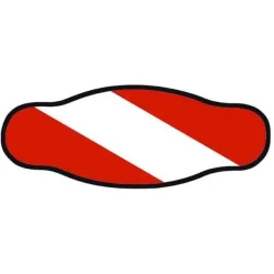 Best Divers Funda para la correa de la máscara de buceo Double Velcro Tape