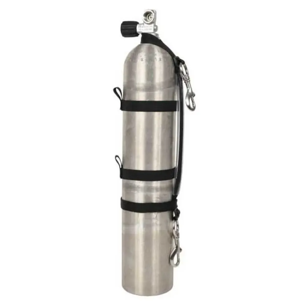 Best Divers Kit de correa para botella de buceo Stage Tank Strap 140/160 mm
