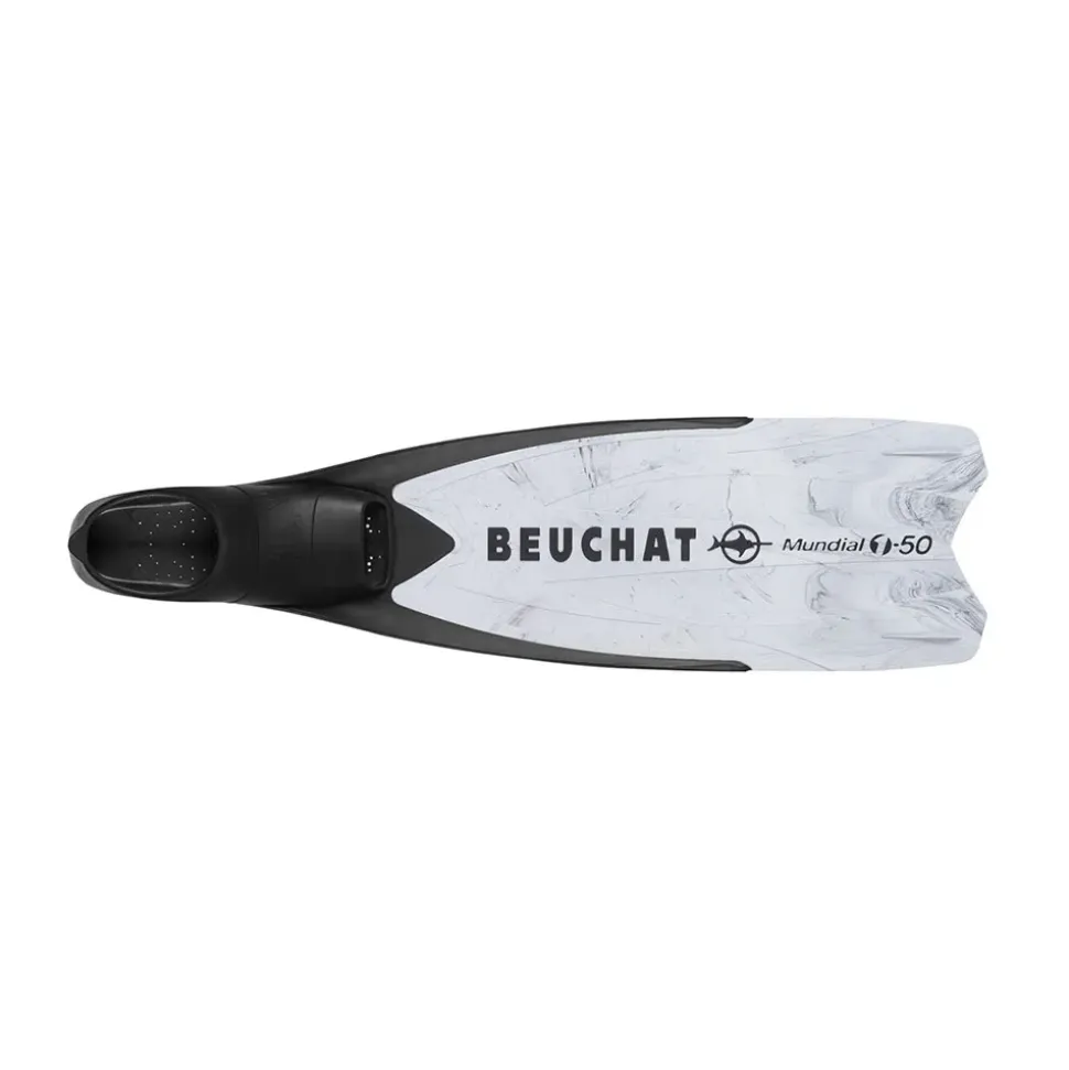 Beuchat Aletas de freediving Mundial One-50 Soft Flex