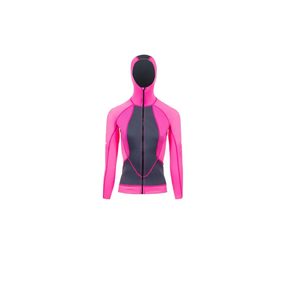 Beuchat Rash guard manga larga con cremallera entera Atoll With Hood