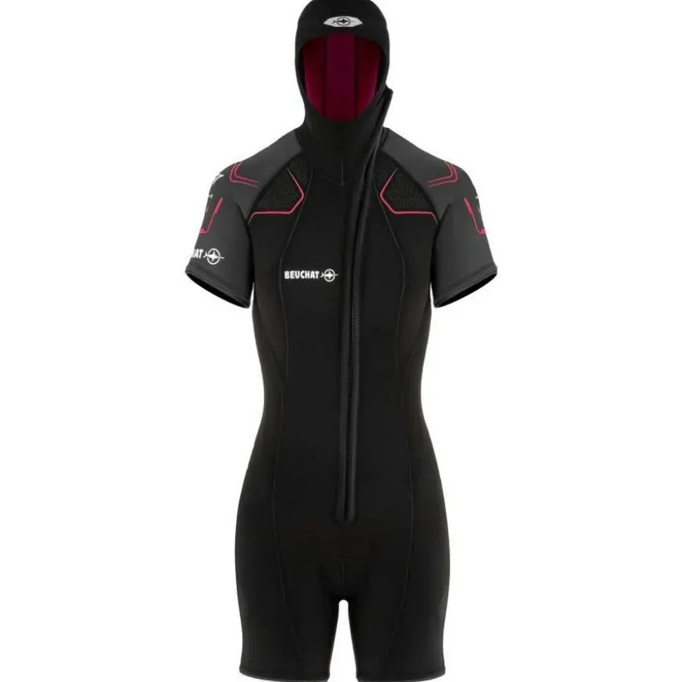 Beuchat Shorty de manga corta para mujer Focea Comfort 7 5 mm