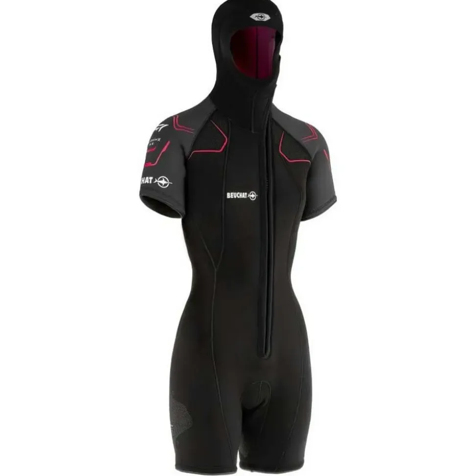 Beuchat Shorty de manga corta para mujer Focea Comfort 7 5 mm