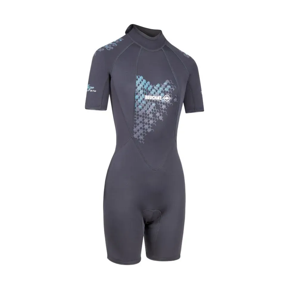 Beuchat Shorty de manga corta para mujer Alize 3 mm