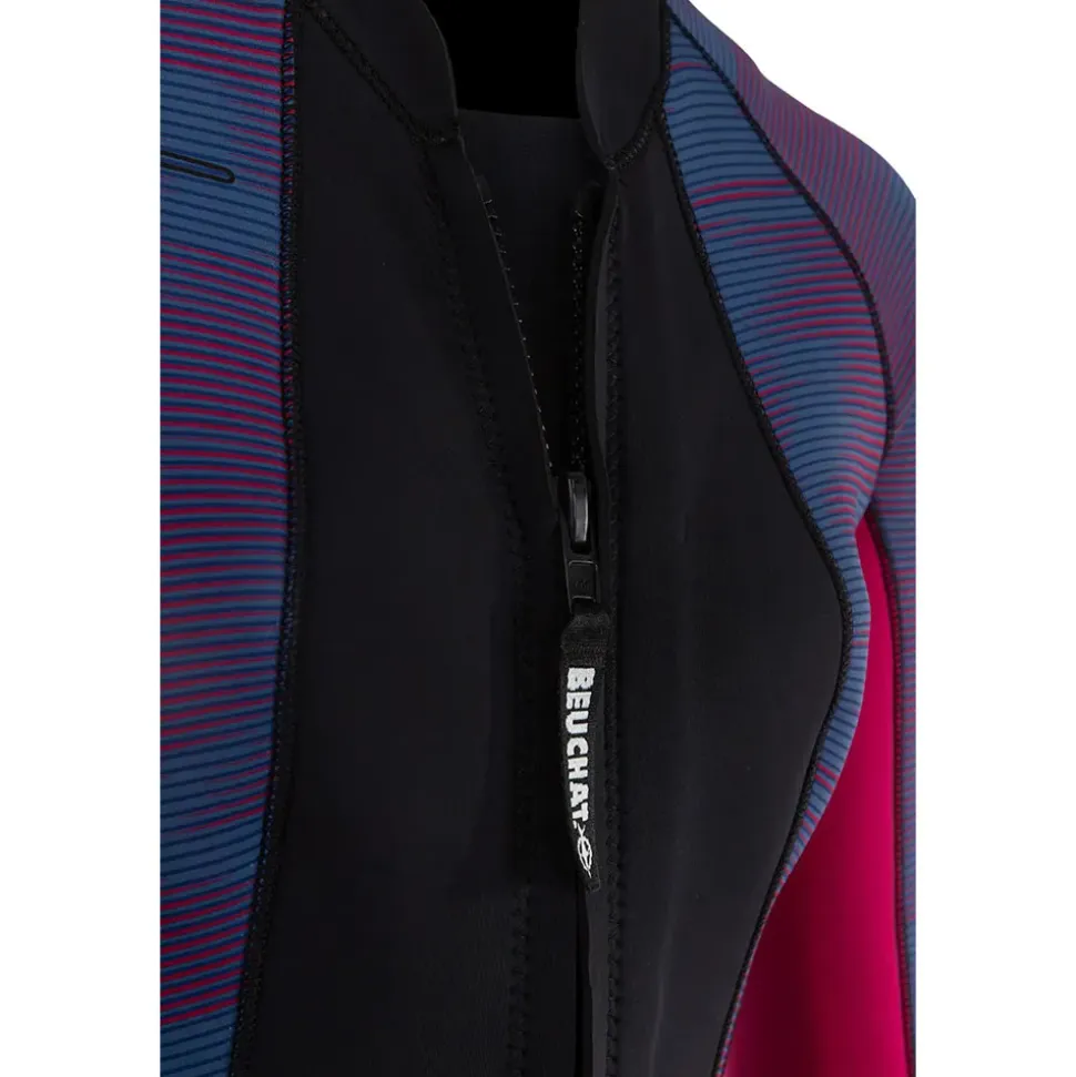 Beuchat Traje de neopreno de manga larga para mujer para marcha acuática Aquatrek 5/4/3 mm