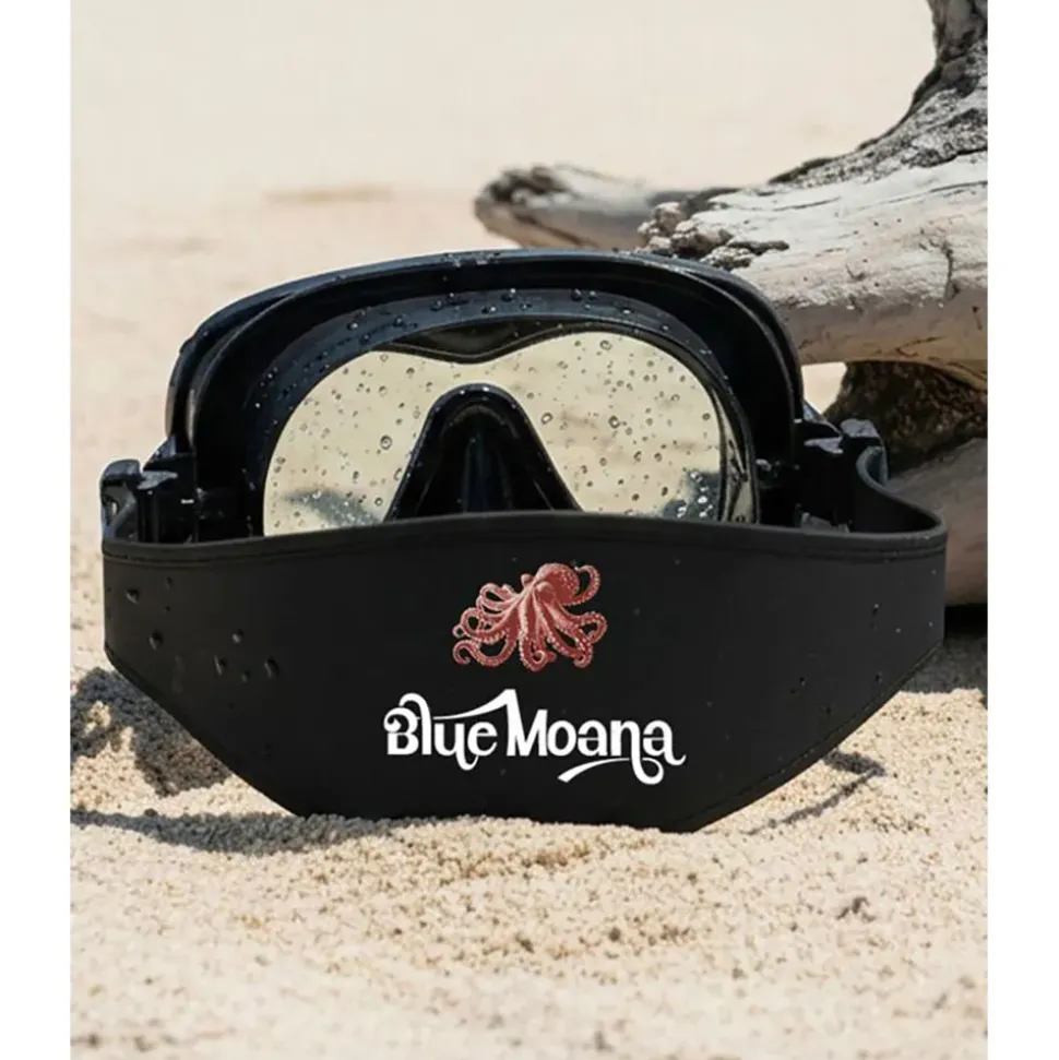 Blue Moana Funda para correa de máscara de buceo de pulpo