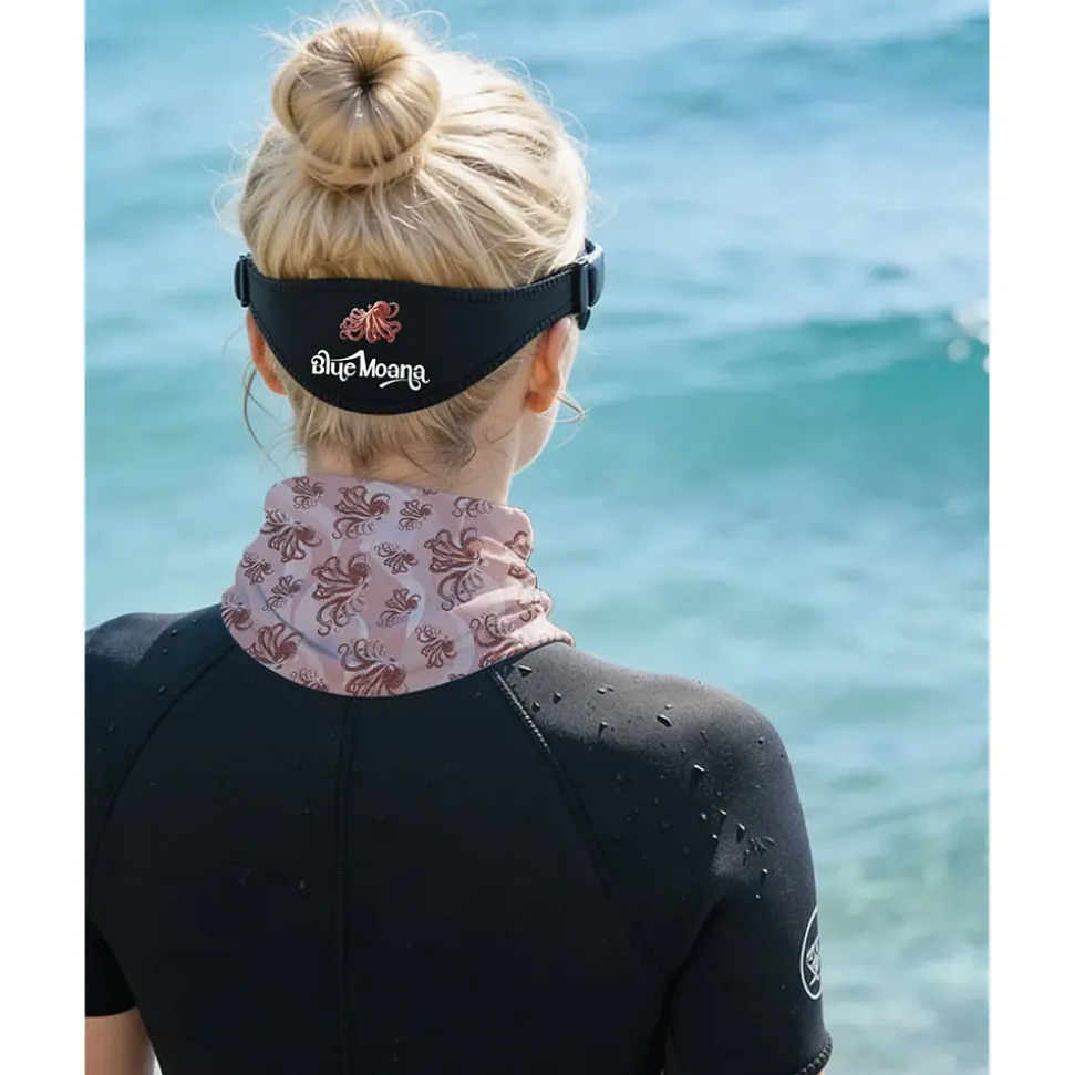 Blue Moana Funda para correa de máscara de buceo de pulpo