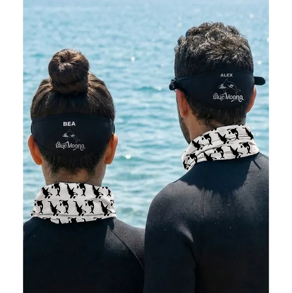 Blue Moana Funda para correa de máscara de buceo de orca